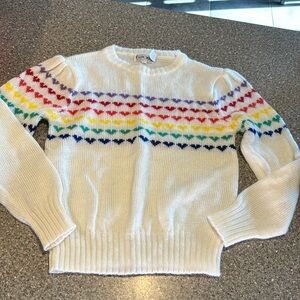 Vintage 80s ricki heart sweater